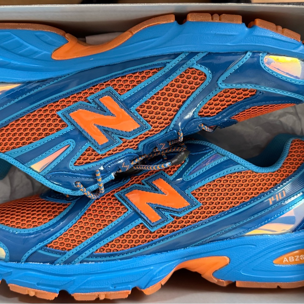 New Balance 740 in Blue and Orange